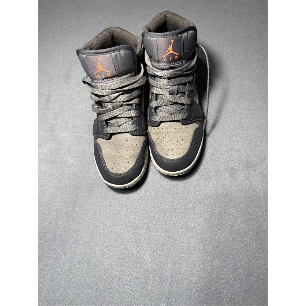 Air Jordan 1 Mid GS Dark Grey Black Light Graphite FQ8341-017 Youth Size 6.5Y